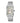 Seiko SWR083 Rectangular Watch - Essentials Collection - Roman Numeral Dial, Blue Hands, Stainless Steel Bracelet, and 50m Water Resistance_1