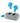 Skullcandy Dime 2 Wireless Earbuds, Bluetooth Headphones, Noise Isolating Fit, Up to 12 Hours Battery, Microphone for iPhone Android, Easy Carry with Integrated Lanyard - Light Grey/Blue, LightGreyBlue_1