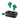 Skullcandy Dime 2 Wireless Earbuds, Bluetooth Headphones, Noise Isolating Fit, Up to 12 Hours Battery, Microphone for iPhone Android, Easy Carry with Integrated Lanyard - Dark Blue/Green, DarkBlueGreen_1