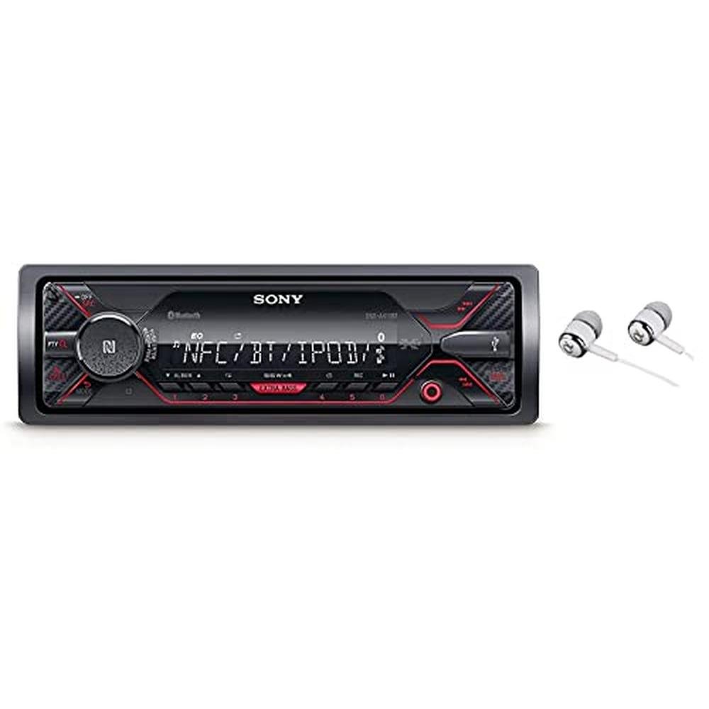 Bluetooth Front Sony DSX-A410BT Single Din Bluetooth Front USB AUX Car Stereo Digital ...