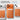 Spigen for MagSafe Wallet, Holds 3 Cards, MagFit Compatible with iPhone 17/16/15/14/13/12 Models, Pixel 10 Series, MagSafe-Cases, Pixelsnap and More, Card Holder - PU Metalic Orange (3-Cards)_316