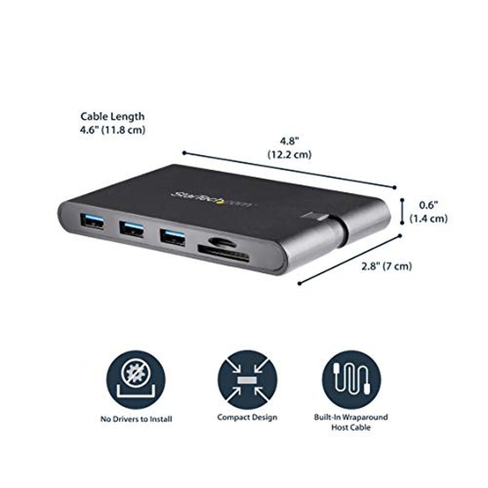 Dock Startech | Startech USB-C Multiport Adapter Mini Dock with HDMI 4K ...