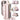Strapurs Wallet Case Compatible with Samsung Galaxy Z Fold 7 with RFID Blocking Card Holder Slot Soft PU Leather Shoulder Strap Zipper Pocket Purse Galaxy Z Fold7 Phone Case, Rose Gold_RoseGold_1