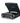 Studebaker 3-Speed Pitch Control Turntable with Bluetooth Receiver AM/FM Stereo Radio/USB Slot for MP3 Playback/Headphone and Aux in Jacks (Black)_1
