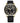 Stuhrling Original Depthmaster 4072 Mens 42mm Sport Dive Watch Quartz Movement, Rotating Bezel, Silicone Strap, BlackGold_1