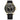 Stuhrling Original Depthmaster 4072 Mens 42mm Sport Dive Watch Quartz Movement, Rotating Bezel, Silicone Strap, BlackGold_1