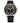 Stuhrling Original Depthmaster 4072 Mens 42mm Sport Dive Watch Quartz Movement, Rotating Bezel, Silicone Strap, BlackRoseGold_1
