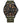 Stuhrling Original Mens Aviator Watch 42mm Leather Strap, Japanese Quartz Mens Watch, Day Date Display, Luminous Dial, Water Resistant, Aviator Style Watch for Men, Green_1