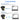 Symcode Wireless Bluetooth Barcode Scanner with Bluetooth & 2.4GHz Wireless & Wired Connection, Portable Ring Wearable Finger 1D Mini Bar Code Reader Scanner_444
