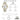 Taxau White Watch Gold Silver Watches for Mens with Day Date Quartz Analog Big Face Classic Water Resistant Luminous Dress Men's Wrist Watches_611