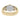 Timex Men's Easy Reader 35mm Day-Date Watch Gold-Tone Case White Dial with Gold-Tone Expansion Band_164