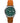 Timex Men's Easy Reader 35mm Watch - Brown Strap Green Dial Silver-Tone Case_1