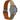 Timex Men's Easy Reader 35mm Watch - Brown Strap Green Dial Silver-Tone Case_356