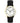 Timex Men's Easy Reader 35mm Watch Gold-Tone Case White Dial with Black Leather Strap_1