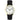 Timex Men's Easy Reader 35mm Watch Gold-Tone Case White Dial with Black Leather Strap_1