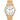 Timex Men's Easy Reader 35mm Watch Gold-Tone Case White Dial with Extra-Long Gold-Tone Expansion Band_1
