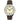 Timex Men's Easy Reader Bold 43mm Watch Silver-Tone Case Cream Dial with Brown Leather Strap, BrownSilverToneCreammm_1