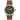 Timex Men's Expedition Scout 40mm Watch Silver-Tone Case Green Dial with Brown Leather Strap_1