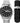 Timex Men's South Street Sport 36mm Watch Box Set Silver-Tone Case Black Dial with Silver-Tone Expansion Band + Black Leather Strap, SilverToneBlackSilverToneBoxSet_1