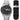 Timex Men's South Street Sport 36mm Watch Box Set Silver-Tone Case Black Dial with Silver-Tone Expansion Band + Black Leather Strap, SilverToneBlackSilverToneBoxSet_1