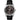 Timex Men's TW2R86600 Classic 39mm Black/Silver-Tone Croco Pattern Leather Strap Watch, BlackSilverToneBlack_1