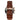 Timex Men's Waterbury Classic 40mm Watch - Brown Strap Black Dial Rose Gold-Tone Case, BrownRoseGoldToneBlack_129