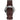 Timex Men's Waterbury Classic Moon Phase 40mm Watch - Brown Strap Blue Dial Stainless Steel Case, BrownStainlessSteelBlue_192