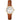Timex Women's Easy Reader 25mm Watch Gold-Tone Case White Dial with Honey Brown Croco Leather Strap, BrownGoldToneWhiteCmm_1