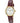 Timex Women's Easy Reader 25mm Watch Gold-Tone Case White Dial with Burgundy Croco Leather Strap_1