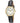 Timex Women's Easy Reader 30mm Watch Gold-Tone Case Cream Dial with Black Croco Leather Strap_1
