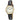 Timex Women's Easy Reader 30mm Watch Gold-Tone Case Cream Dial with Black Croco Leather Strap_1