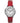 Timex Women's Easy Reader 30mm Watch Silver-Tone Case White Dial with Red Croco Pattern Leather Strap_1