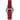Timex Women's Easy Reader 30mm Watch Silver-Tone Case White Dial with Red Croco Pattern Leather Strap_201