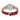 Timex Women's Easy Reader 30mm Watch Silver-Tone Case White Dial with Red Croco Pattern Leather Strap_203