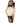 Timex Women's T21693 Essex Avenue Burgundy Croco Pattern Leather Strap Watch, GoldBurgundyMOP_1