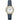 Timex Womens T2N954 South Street Blue Croco Pattern Leather Strap Watch, BlueGoldToneWhitemm_1