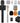 TONOR Wireless Mic Handle Compatible with DJI, RODE, Hollyland, Adjustable length Microphone Stand for ALL Lavalier Mic, Channel Flag Box, Rubber Grip, Wind Muff for Vlog, Reports, Interview, TP40, Black_1