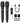 TONOR Wireless Microphone, UHF Metal Wireless Handheld Dynamic Microphone System with Rechargeable Receiver, 1/4" Output for Amplifier, PA System, Karaoke Machine, 60m, Black_Black_1