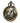 TREEWETO Antique Mechanical Bronze Pocket Watches for Men 3D Horse Pattern Pocket Watch with Chain Skeleton Dial Arabic Numberals_Bronze_1