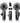 Uewpv Wireless Mini Microphone for iPhone 15/16/17, iPad, Android, Wireless Lavalier Microphone with Noise Reduction, Portable USB C Lapel Mic for Video Recording, Vlog, Tiktok, YouTube_Black_1