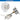 Uharbour Commercial Cooler Freezer Thermometer Capillary Gauge, Silver_495