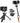 ULANZI MT-47 Camera Tripod Aluminum Alloy Mini Travel Phone Tripod Stand Compact Desktop Tripod for DSLR, 360 Ball Head with 1/4 inch Arca Quick Release Plate Cold Shoe Portable Vlog Selfie Stick_Black_1
