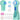 UMICKOO Face Scrubber Exfoliator,Facial Cleansing Brush Waterproof with LCD Screen,Blackhead Remover Vacuum with 5 Brush Heads,Face Spin Brush for Exfoliating, Massaging and Deep Pore Cleansing_Mintgreen_1