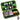 UNIWEIGH Digital Pocket Scale 200g/0.01g, Digital Scale Grams, Jewelry Scale,Coins Scale with 50g Cal Weights for Powder,Small Items,Tea,Jewelry,Coins (Battery Included)-Fluorescent Green_FluorescentGreen_1