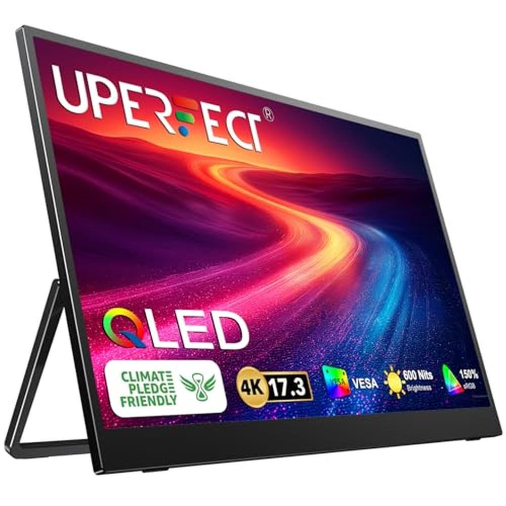 Monitor UPERFECT | UPERFECT 17.3'' 4K Portable QLED Monitor | 600 Nits ...