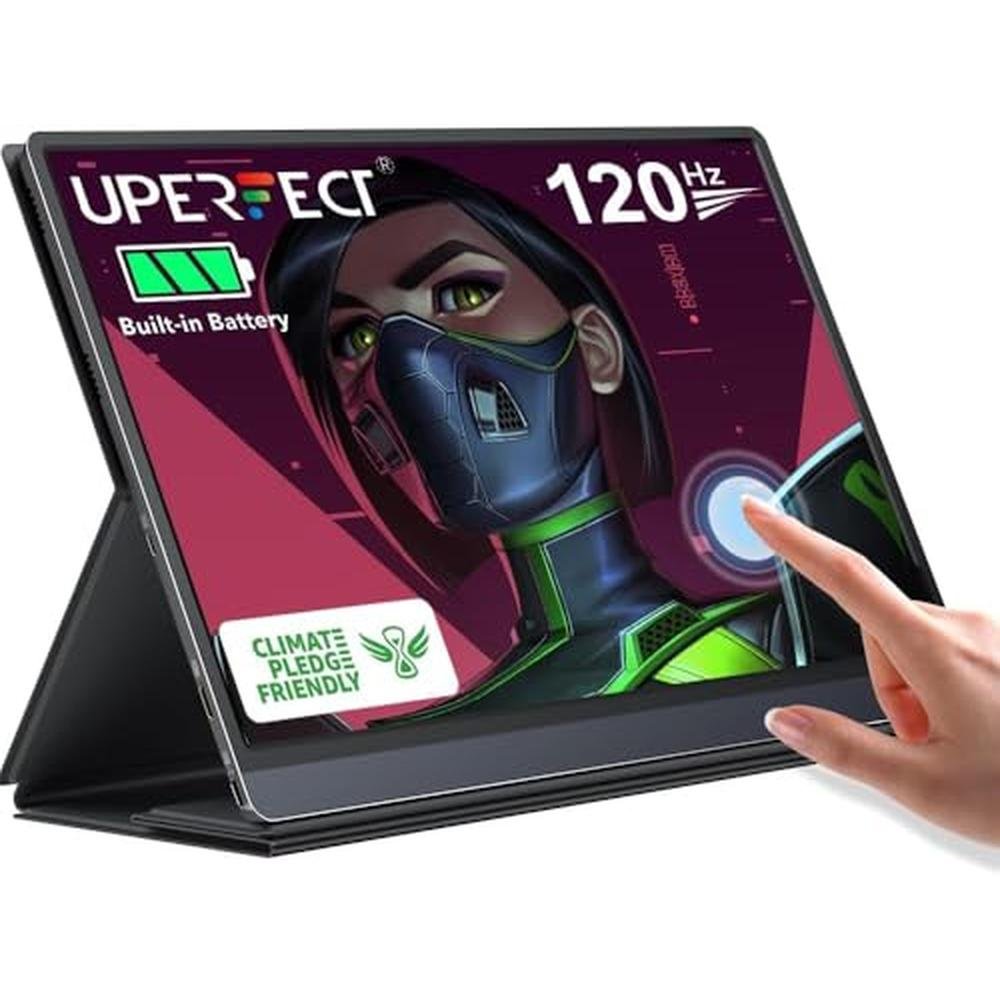 Monitor Battery | UPERFECT Portable 15.6-inch FHD Touchscreen 120Hz 1ms ...