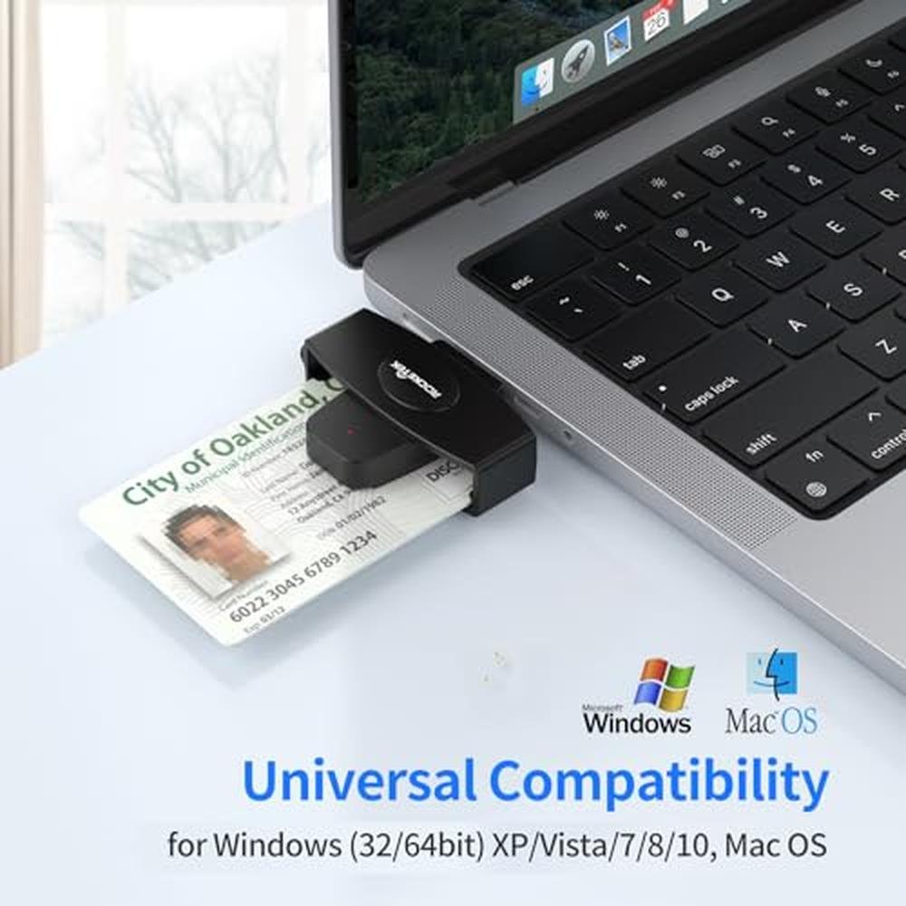 Cac Reader Components CAC Reader | USB C DOD Military Smart Card Reader and SIM Card Reader ...