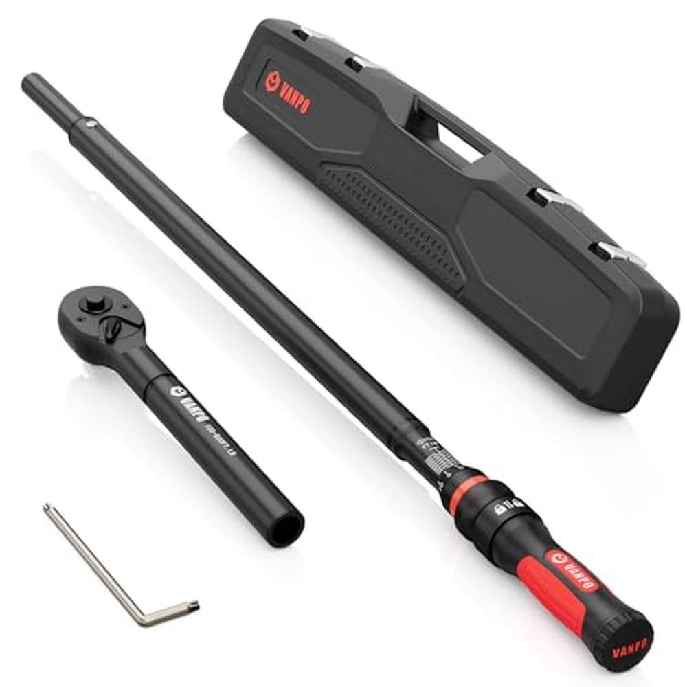 VANPO Torque Wrench 3/4-Inch Drive 100800 Ft-Lb Heavy Duty Click Type ...