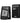 VULKIT Mens Card Holder RFID Blocking with Pop-Up Credit Card Ejector and Double Window Slots for ID and Key Card, Black_Black_1