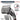 Wahl USA Pro Ultra Quiet High Torque Corded Hair Clipper for Ultra Quiet Operation and Cooler Operating Temperatures, Metal Housing with Bonus Hair Clipping Guard Caddy - Model 3000097_StainlessSteel_423